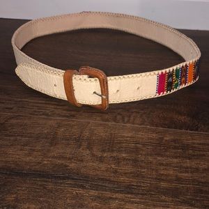 Tan and Colorful Belt